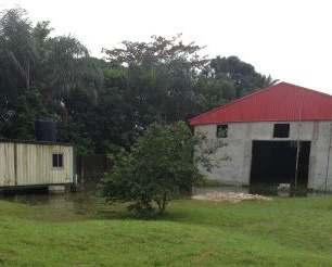 Fabrication yard at Aluu